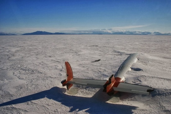 Canale di McMurdo - Antartico Relitto di Pegasus dal 1970